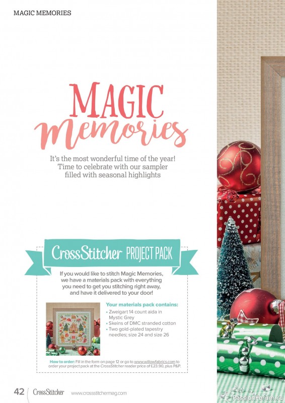 Коллекция вышивки в журнале &laquo;CrossStitcher №442 2026&raquo;