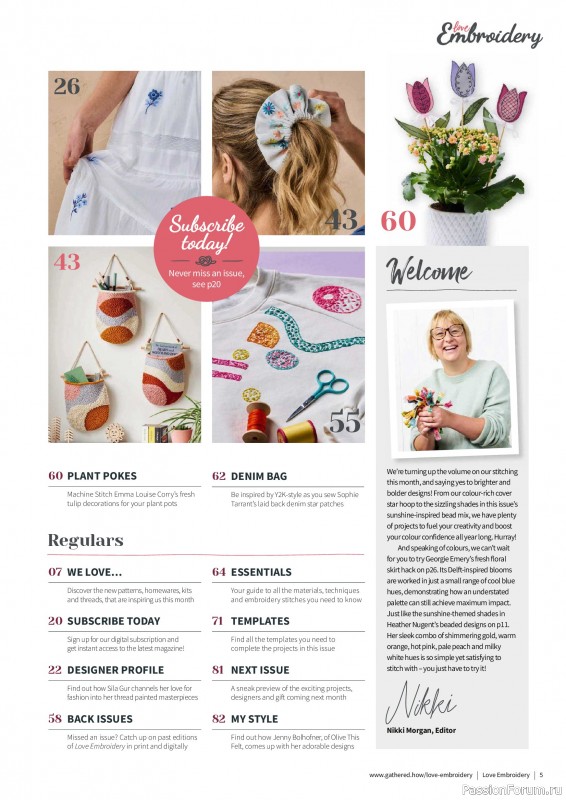 Коллекция вышивки в журнале &laquo;Love Embroidery №77 2026&raquo;