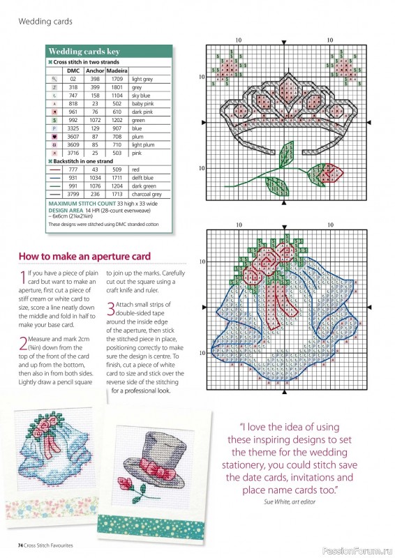 Коллекция вышивки крестиком в журнале «Cross Stitch Favourites - Spring/Summer 2022»