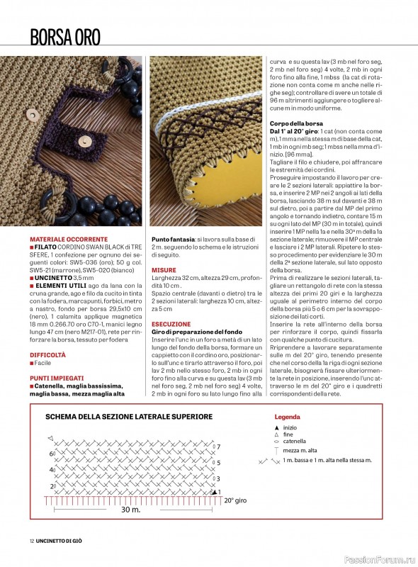 Вязаные проекты крючком в журнале «L'Uncinetto di Gio Plus №11 2025»