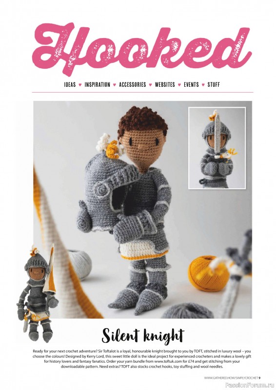 Вязаные проекты крючком в журнале «Simply Crochet №168 2025»