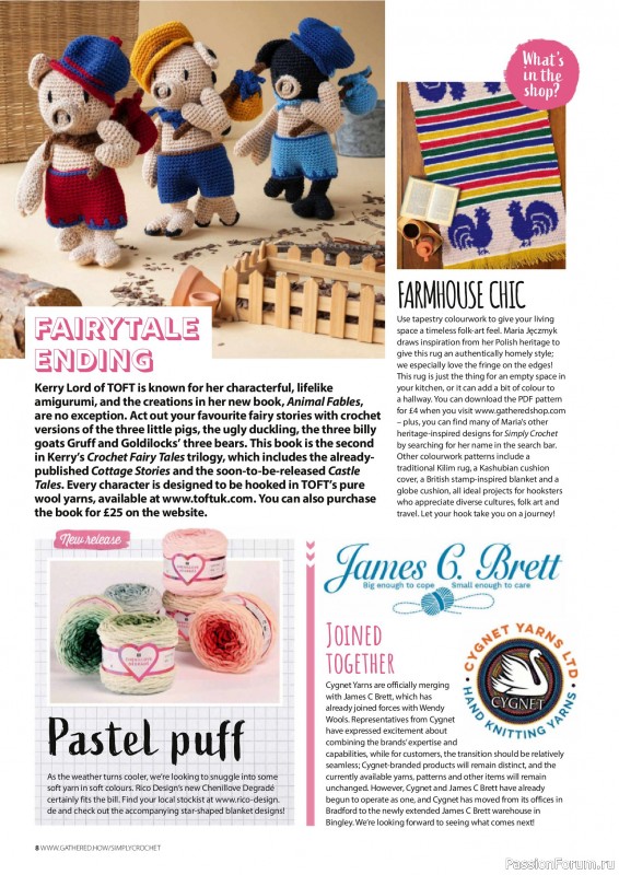 Вязаные проекты крючком в журнале «Simply Crochet №179 2026»