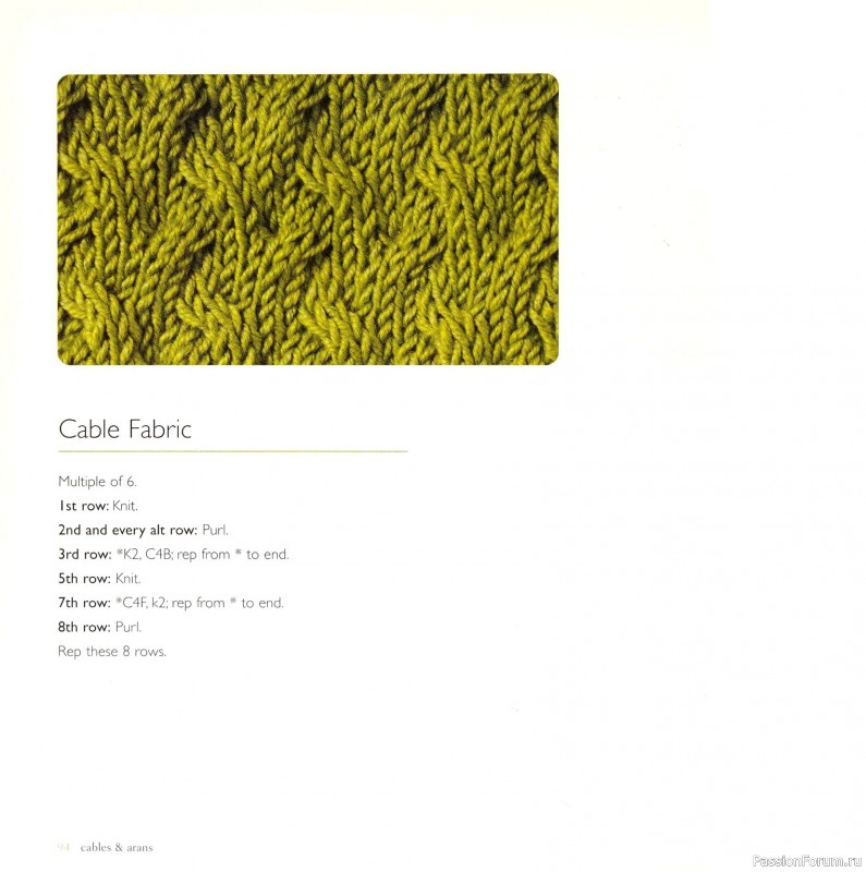 Вязаные проекты в книге &laquo;Cables & Aran Stitches-250 to Knit&raquo;