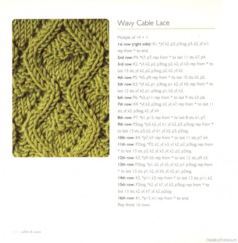Вязаные проекты в книге «Cables & Aran Stitches-250 to Knit». Продолжение