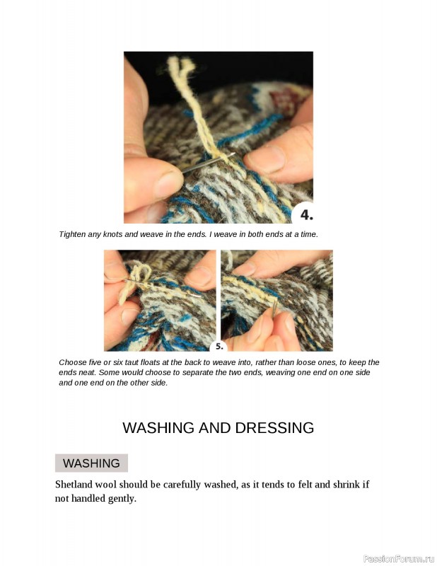 Вязаные проекты в книге «Fair Isle Knitting Tradition».