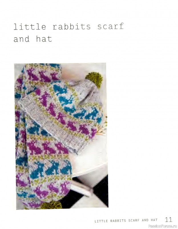 Вязаные проекты в книге «More Easy Fairisle Knits».