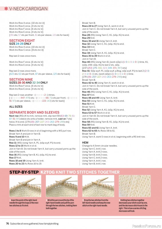Вязаные проекты в журнале &laquo;Simply Knitting №277 2026&raquo;