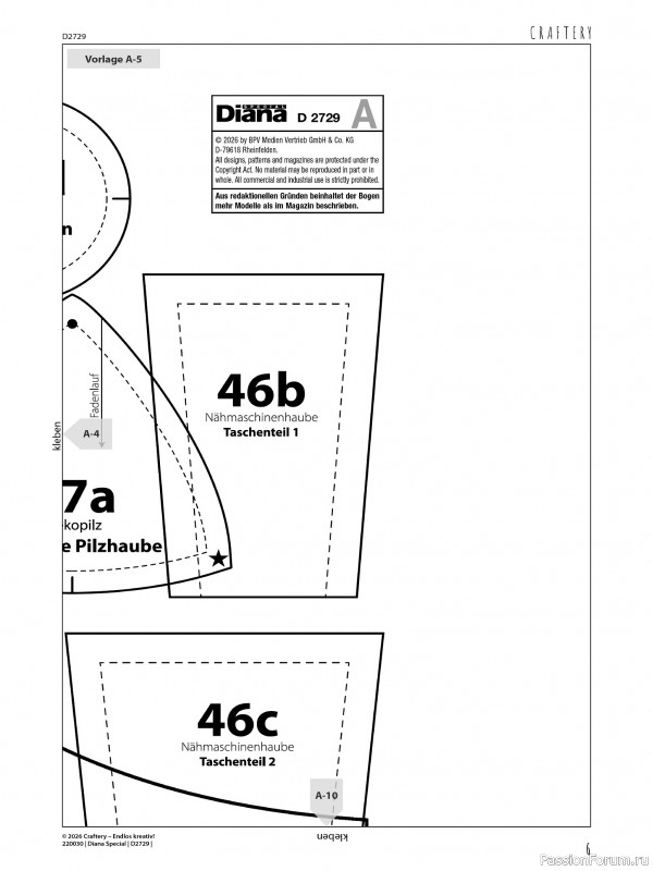 Коллекция проектов для рукодельниц в журнале «Diana Spezial D2729 2026»