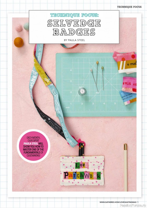 Коллекция проектов для рукодельниц в журнале «Love Patchwork & Quilting №154 2025»