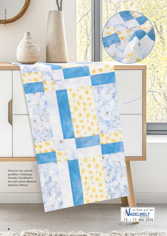 Коллекция проектов для рукодельниц в журнале &laquo;Patchwork & Nahen №3 2026&raquo;