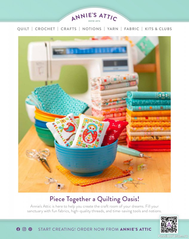 Коллекция проектов для рукодельниц в журнале «Quilter's World - Spring 2026»