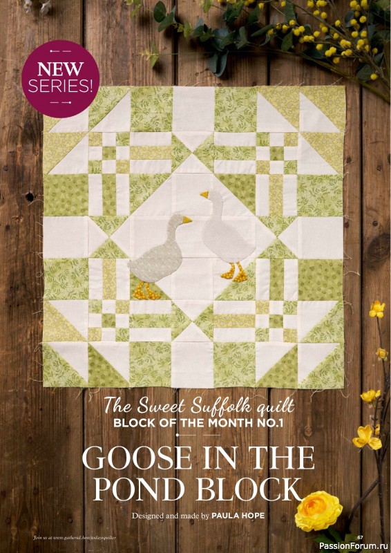 Коллекция проектов для рукодельниц в журнале «Todays Quilter №134 2025»