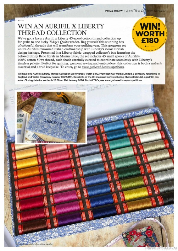 Коллекция проектов для рукодельниц в журнале «Todays Quilter №135 2025»