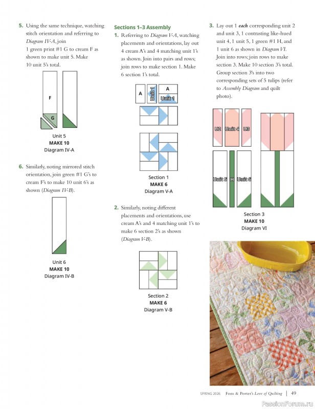 Коллекция проектов в журнале &laquo;Fons & Porter's Love of Quilting - Spring 2026&raquo;