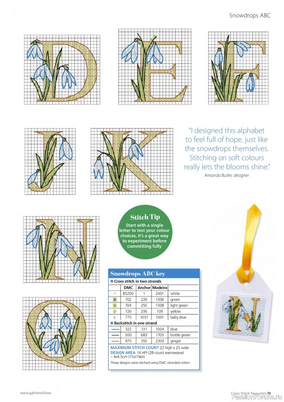 Коллекция вышивки в журнале &laquo;Cross Stitch Favourites - Spring 2025&raquo;
