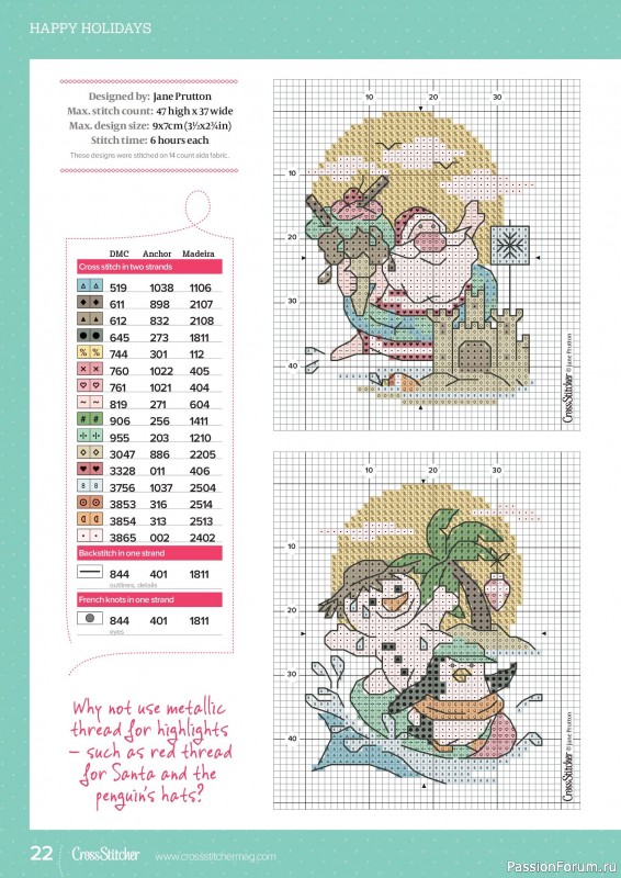 Коллекция вышивки в журнале &laquo;CrossStitcher №442 2026&raquo;