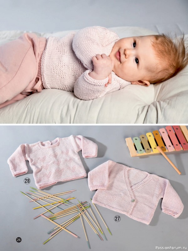 Вязаные модели для детей в журнале «Baby Maschenmode Sonderheft BM 015 2026»