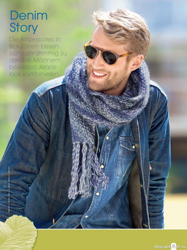 Вязаные модели в журнале &laquo;Hundert Seiten voller Ideen №1 2026 - Tucher & Schals&raquo;