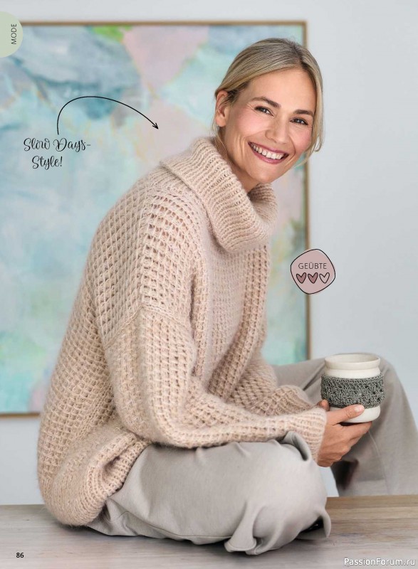 Вязаные модели в журнале «Selbst Gestrickt №1 2027»