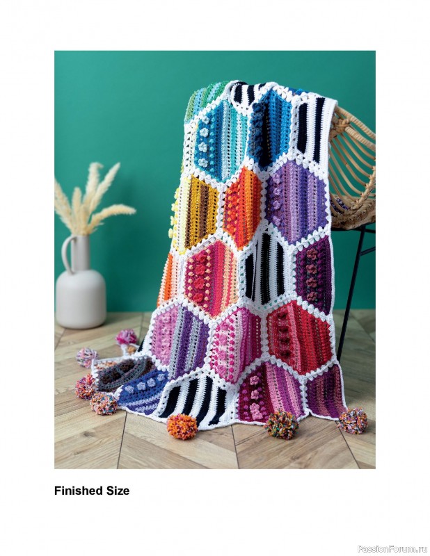 Вязаные проекты в книге «Crochet Modular Blankets»