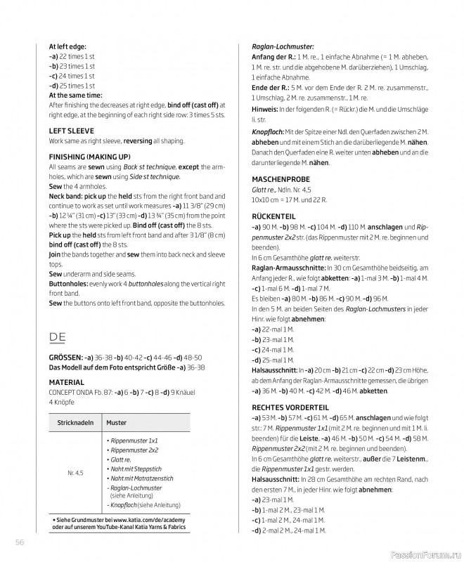 Вязаные проекты в журнале «Concept by Katia All Seasons №7 2026». Часть 1