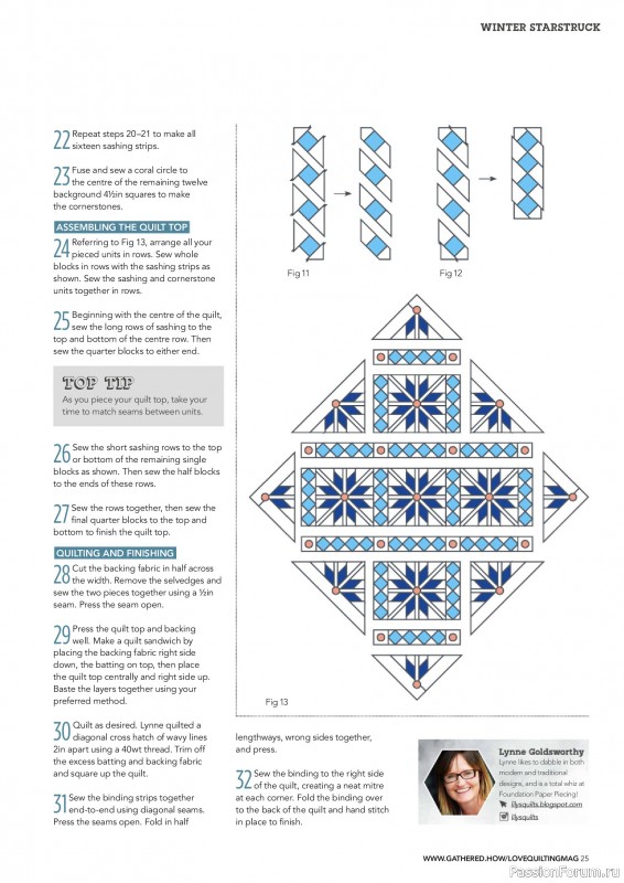 Коллекция проектов для рукодельниц в журнале «Love Patchwork & Quilting №156 2025»