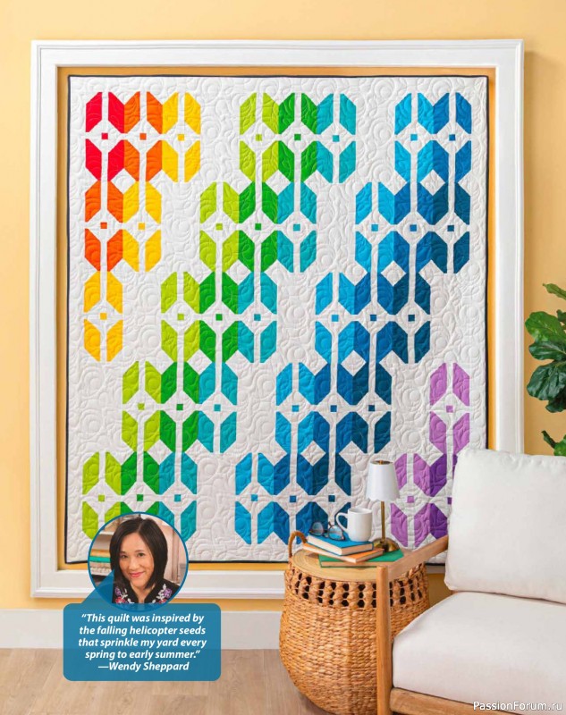 Коллекция проектов для рукодельниц в журнале «Quilter's World - Spring 2026»