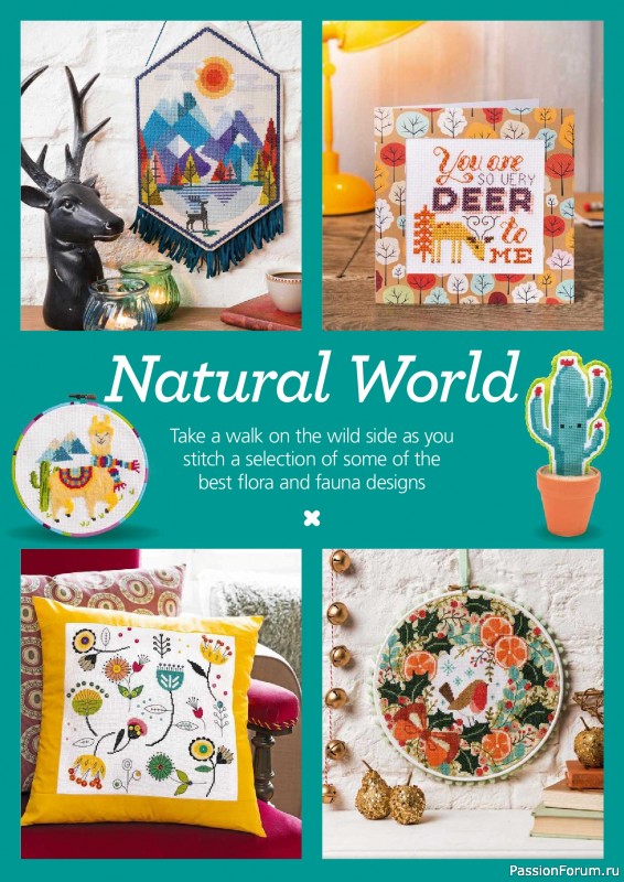 Коллекция вышивки в журнале «Ultimate CrossStitch Collection - Contemporary 2026»