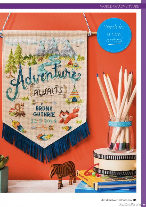 Коллекция вышивки в журнале «Ultimate CrossStitch Collection - Contemporary 2026»