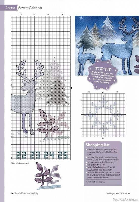 Коллекция вышивки в журнале «The World of Cross Stitching - Special 2023»