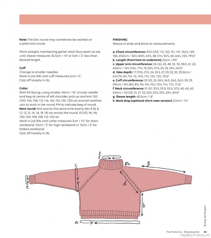 Вязаные модели спицами в журнале «Ready Set Raglan»