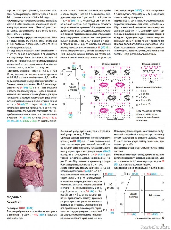 Вязаные модели в журнале &laquo;Сабрина. Вязание крючком №2 2025&raquo;