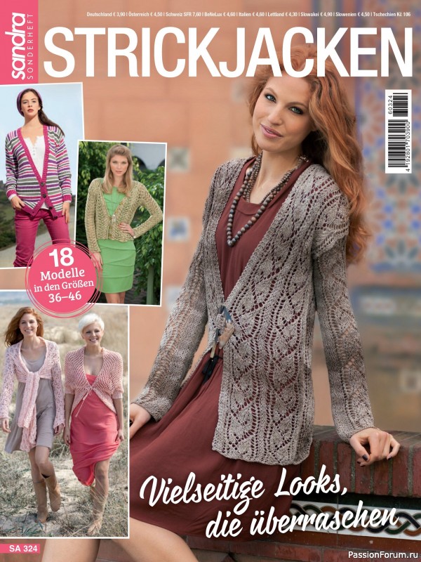 Вязаные модели в журнале &laquo;Sandra Sonderheft SA324 2026&raquo;