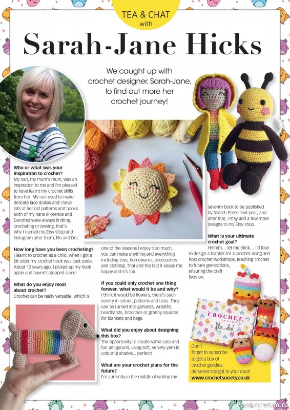 Вязаные проекты крючком в журнале «Crochet Now №124 2025»
