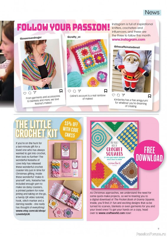 Вязаные проекты крючком в журнале «Crochet Now №128 2025»