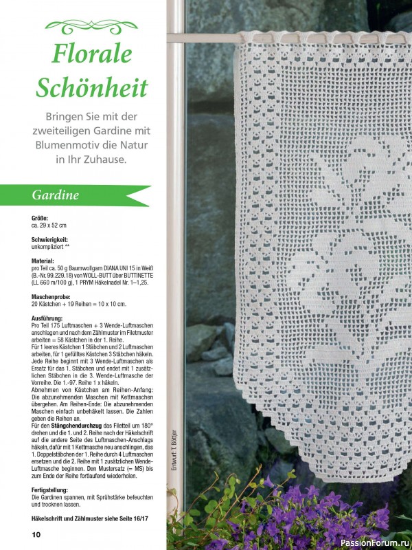Вязаные проекты крючком в журнале «FiletHakeln leicht gemacht №1 2025»
