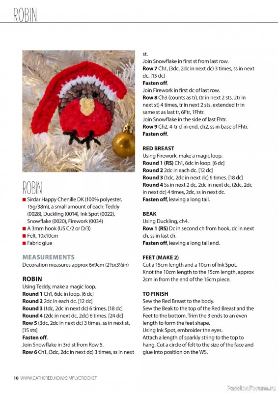 Вязаные проекты крючком в журнале «Simply Crochet №169 2025»