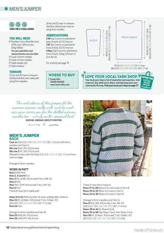 Вязаные проекты крючком в журнале «Simply Knitting №268 2025»