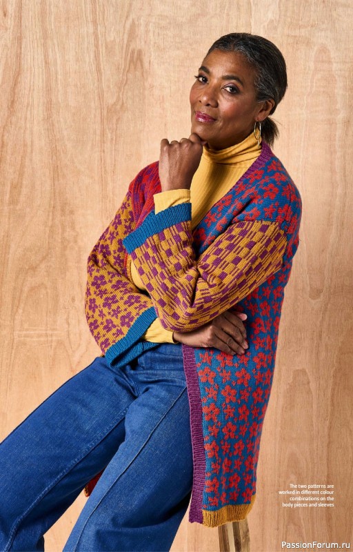 Вязаные проекты спицами в журнале &laquo;The Knitter №223 2025&raquo;