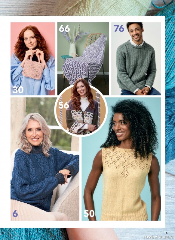 Вязаные проекты в журнале &laquo;Inspirerande handarbete - April 2026&raquo;