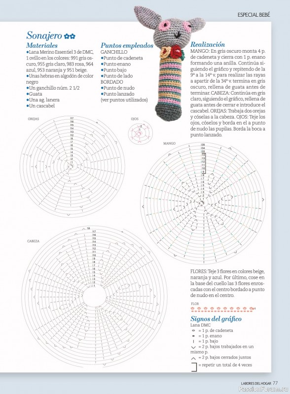 Коллекция проектов для рукодельниц в журнале «Labores del hogar №769 2024»