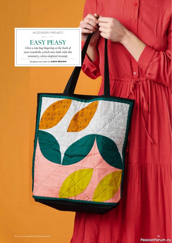 Коллекция проектов для рукодельниц в журнале «Todays Quilter №130 2025»