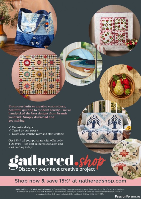 Коллекция проектов для рукодельниц в журнале &laquo;Todays Quilter №139 2026&raquo;