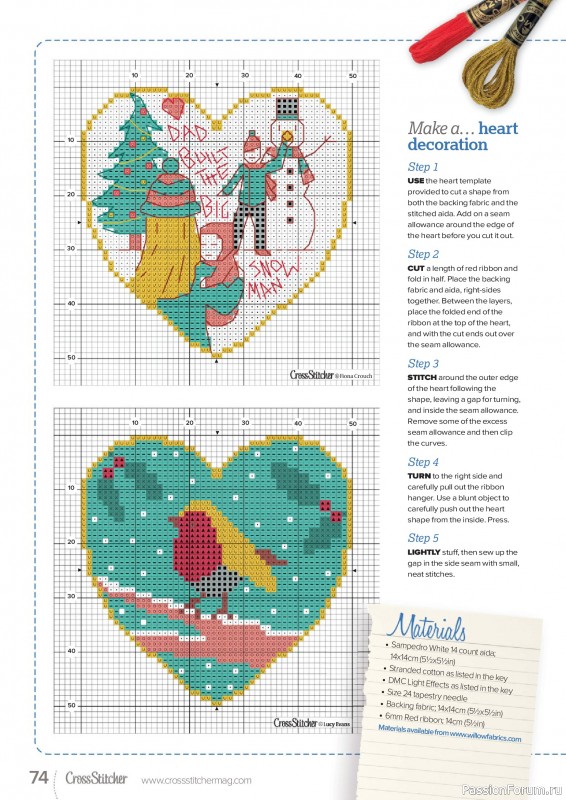 Коллекция вышивки в журнале «CrossStitcher №430 2025»