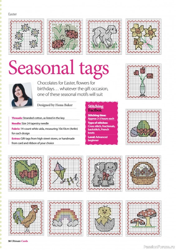 Коллекция вышивки в журнале «Ultimate CrossStitch – Cards 2026»