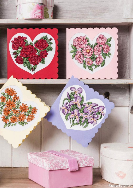 Коллекция вышивки в журнале «Ultimate CrossStitch Cards №58 2025»