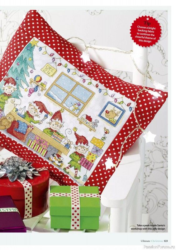 Коллекция вышивки в журнале «Ultimate Crossstitch Christmas №7 2025»