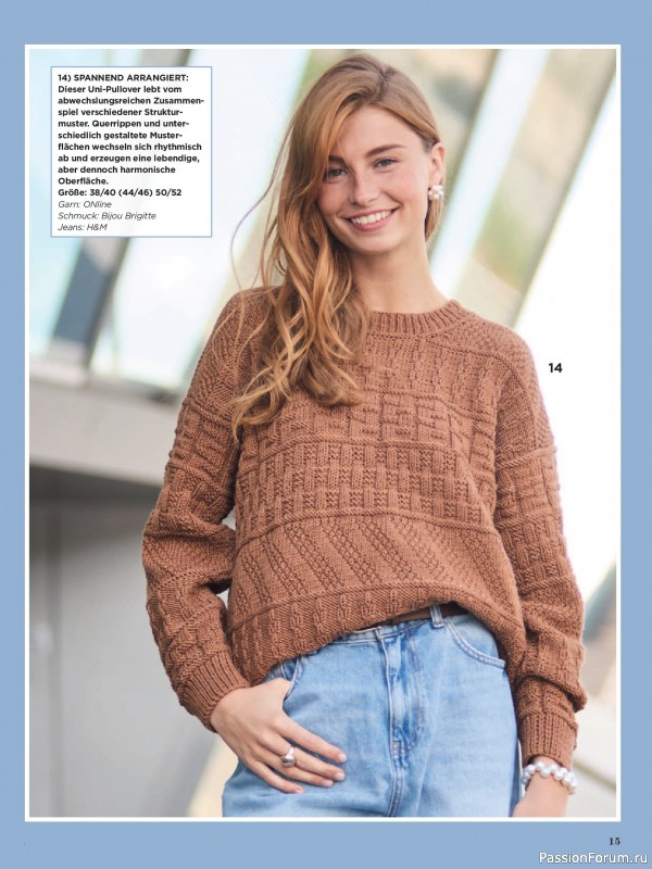 Вязаные модели в журнале &laquo;Sabrina №11 2026 German&raquo;