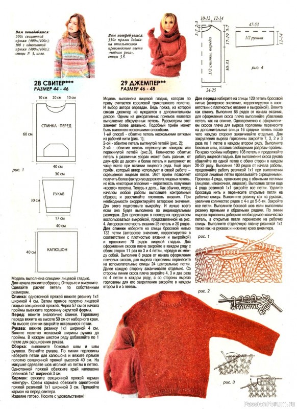 Вязаные модели в журнале «Журнал Мод №637 2022»