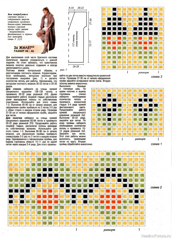 Вязаные модели в журнале «Журнал Мод №637 2022»